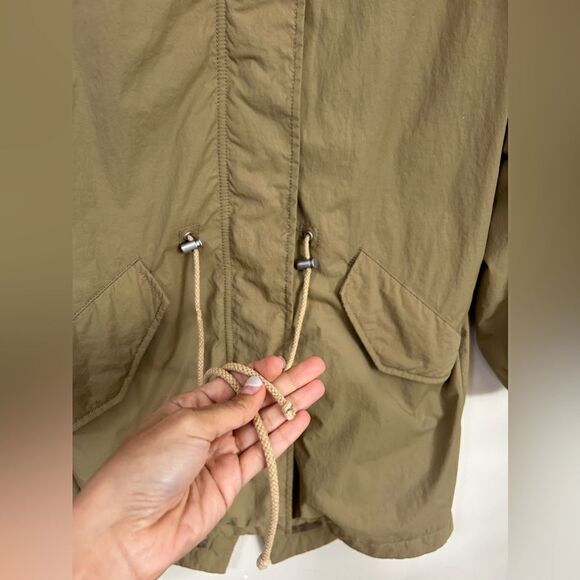 Levi's Women’s Parka Khaki Brown Oversized Hooded - Picture 3 of 15